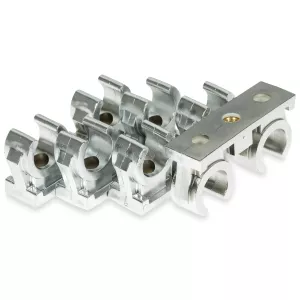 Rörklämma Kromat 2-Delar 10Mm 4 St