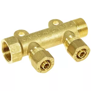 Förgrening 2-Del 15Mm Pex-Koppling