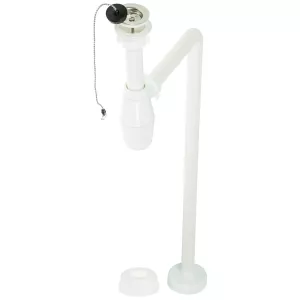 Vattenlås För Golvanslutning Vit