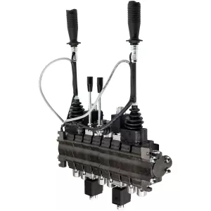 Lastarventil 70L 8-Spole 2-Elektrisk Joystick 12V