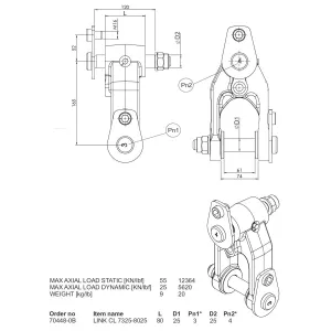 Rotator Link Cr300 / Cr400