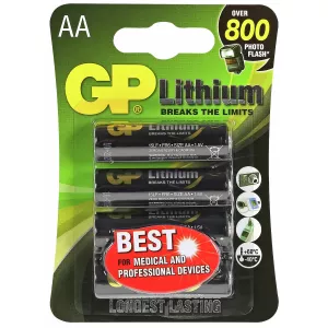 Batteri 1,5V Aa Lithium 4St