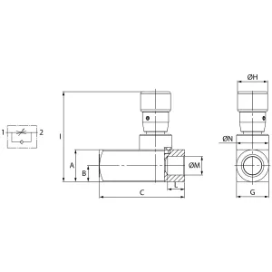 Strypventil 1 150L 350Bar