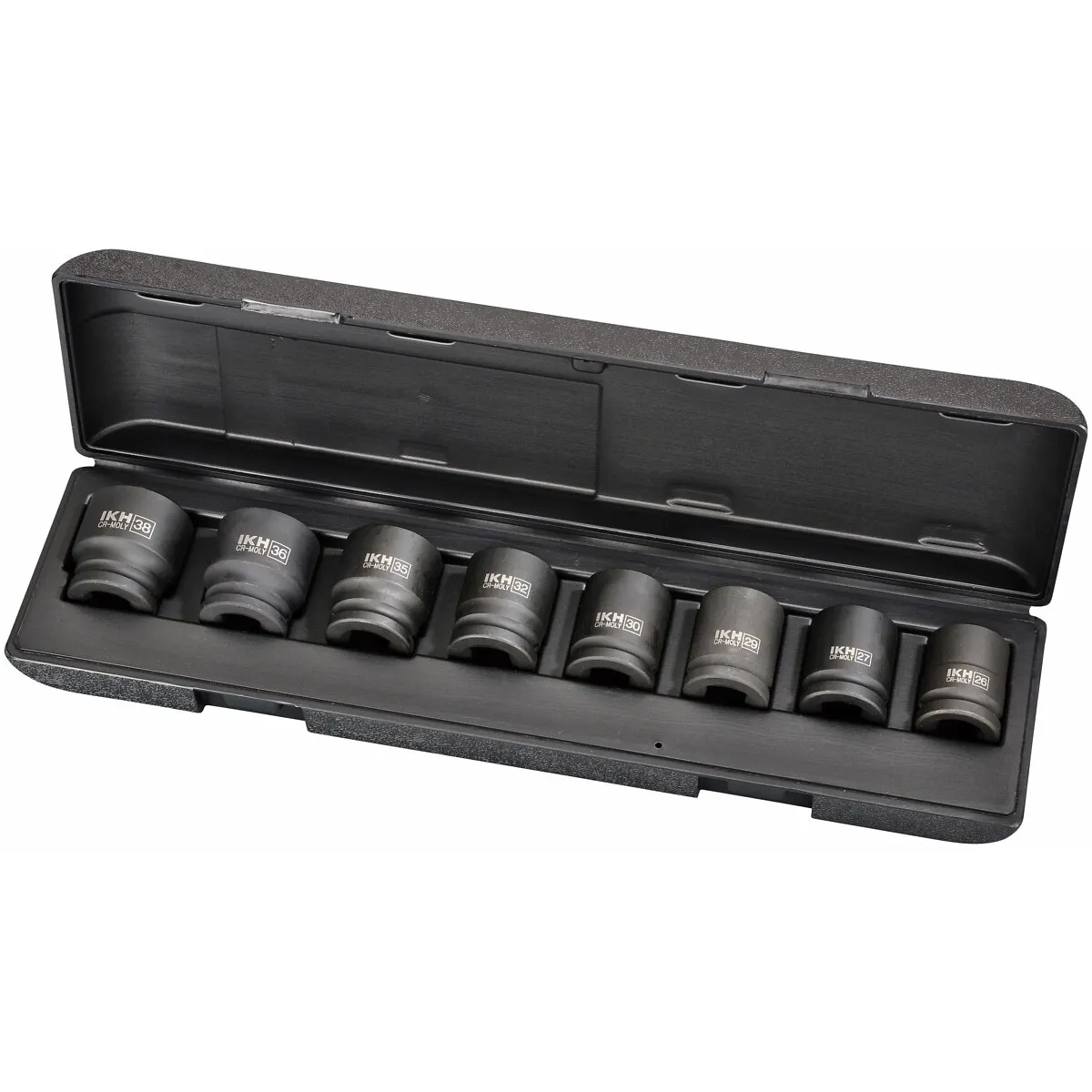 Hylssats 3/4" 8 Delar 26-38Mm Kort