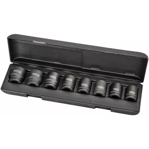 Hylssats 3/4" 8 Delar 26-38Mm Kort