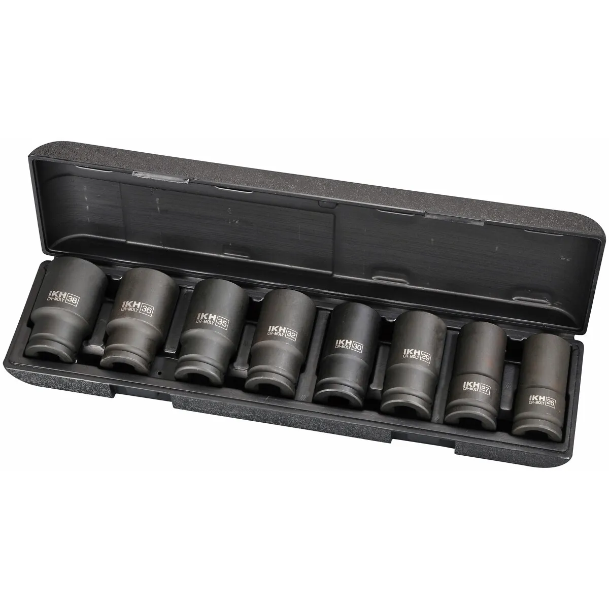 Hylssats 3/4" 8 Delar 26-38Mm Lång