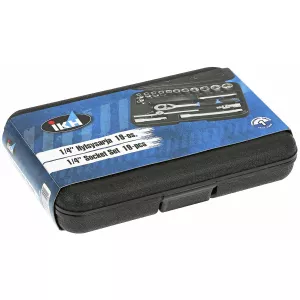Hylsnyckelsats 1/4" 19Delar 4-14Mm Hex