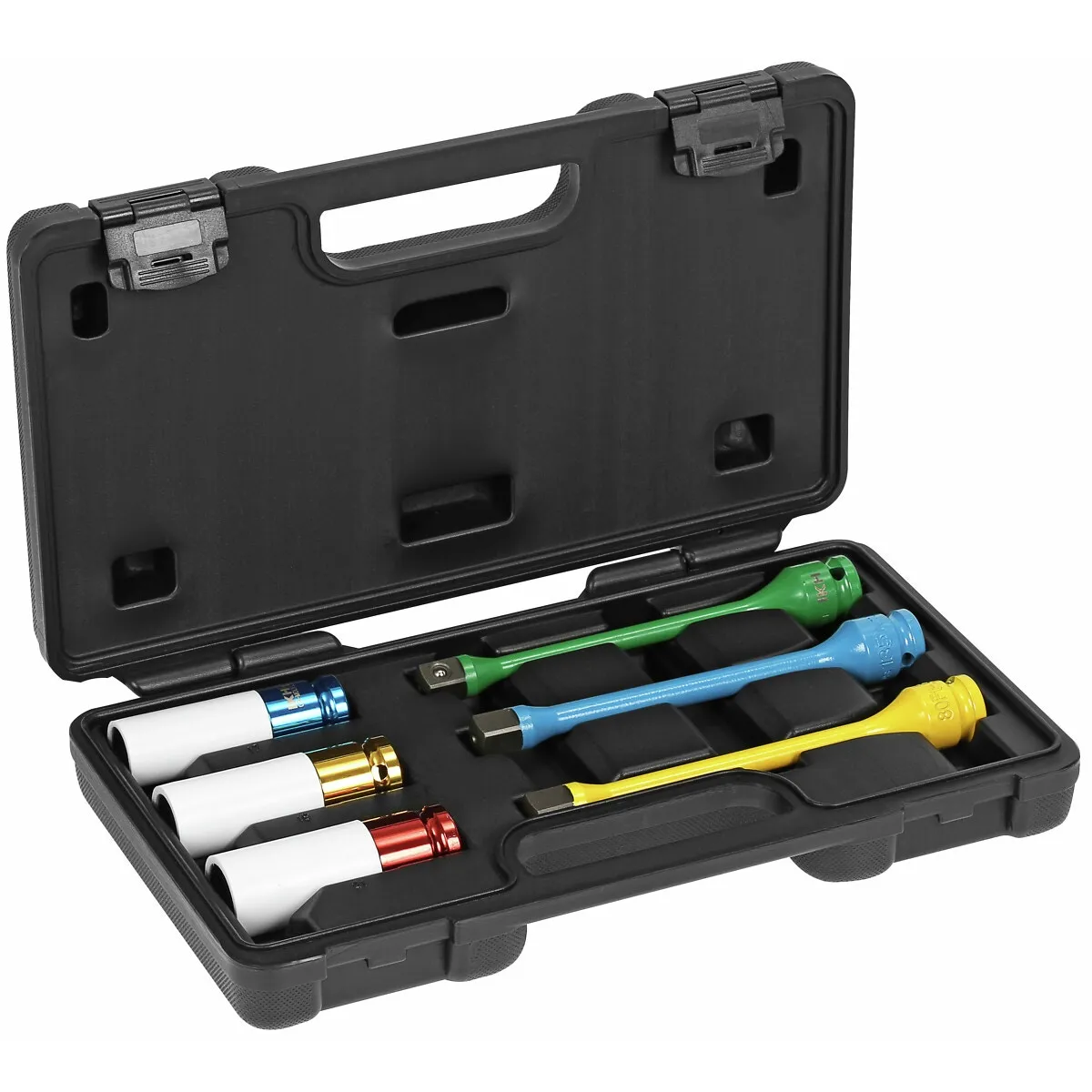 Hjulmutterhylsor 1/2" 17/19/21Mm + Momentstavar