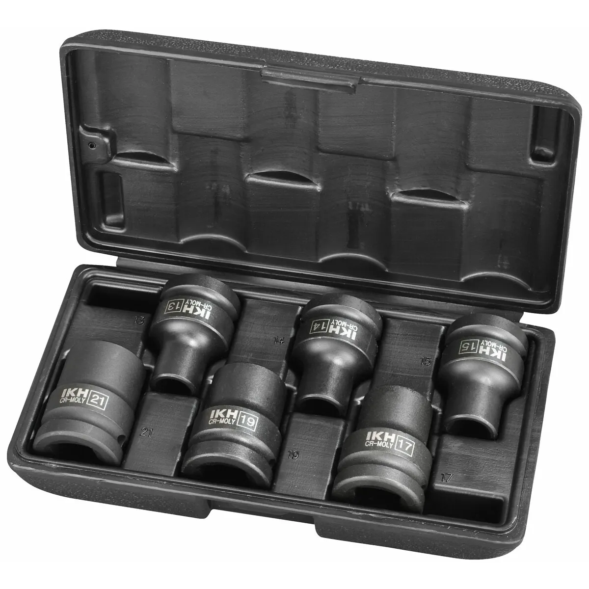 Krafthylssats 3/4" 6-St 13/14/15/17/19/21Mm 50Mm