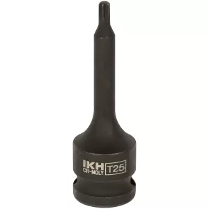 Krafthylsa Torx 1/2" T25 Lång