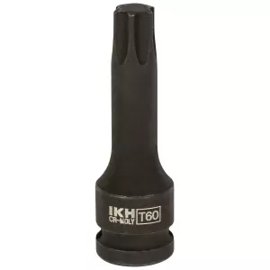 Krafthylsa Torx 1/2" T60 Lång