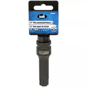 Krafthylsa Torx 1/2" T70 Lång