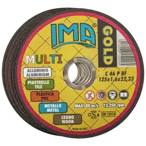 Kapskiva 125X1,6X22,2Mm Gold Multi 5St