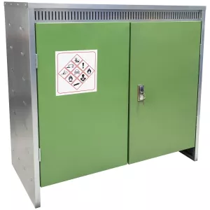 Kemikalieskåp 1000X1000X500Mm Med Spilltråg