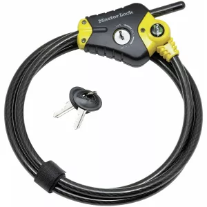 Låsvajer 10Mm/1,8M Med Reglerade Nyckel