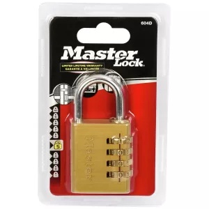 Hänglås 46Mm Nummer Mässing