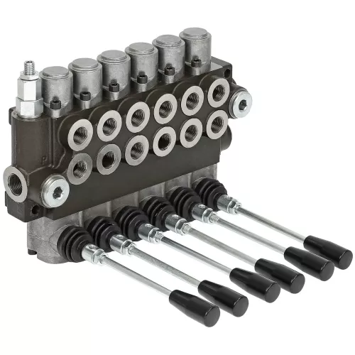 Riktningsventil 3/8 40L 6-Spole 2-Funk