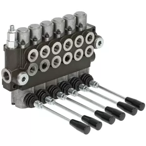 Riktningsventil 3/8 40L 6-Spole 2-Funk