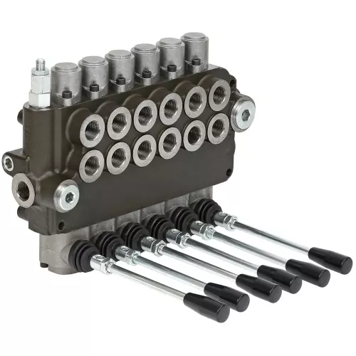 Riktningsventil 1/2 80L 6-Spole Dubbelverkande