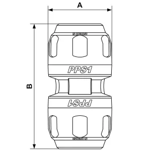 Skarvkoppling 20Mm Un Pps1