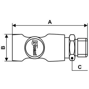 Snabbkoppling G1/2 Utv Esi071153 Prevo S1