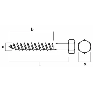 Fransk Träskruv 8X30 200St (2,58Kg/Pak) Hdg Din571