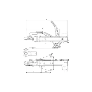 Påskjutskoppling V-Model 1750-3500Kg Wap 35/35.4