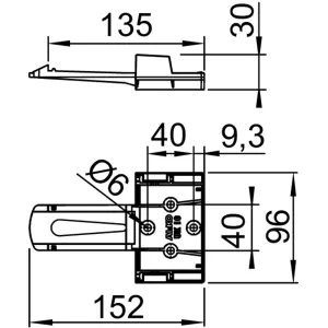 Stoppkloss Hållare Al-Ko