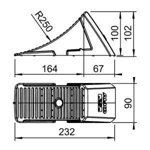 Stoppkloss Al-Ko 230X90