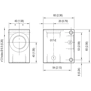 Grenrör 2/2 1/2 350Bar 017-E Stål