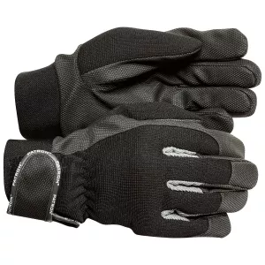 Arbetshandskar 9 Spandex Pu Kardborre M.Foder