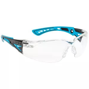 Skyddsglasögon Rush+ Blå/Svart Klart