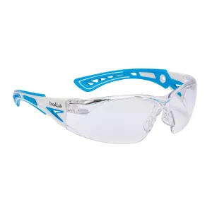 Skyddsglasögon Rush+ Blå/Vit Klart