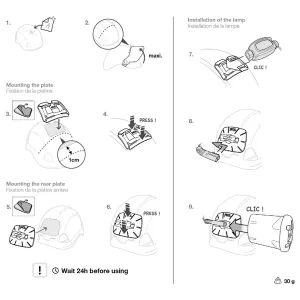 Hjälmfäste För Pannlampor (Ulta Vario & Duo)