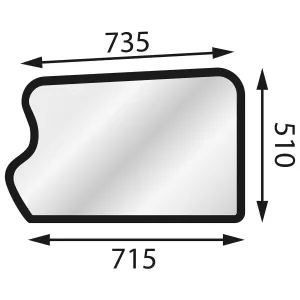 Teleskoplastare Jcb Dörruta 526-550 Nedre