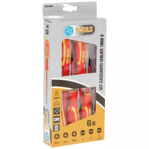 Elektrikermejselsats Isolerad 6-Del