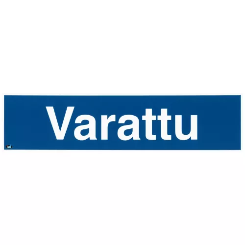 Skylt Varattu 400X100 Alu