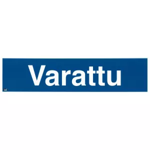 Skylt Varattu 400X100 Alu