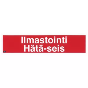 Dekal Ilmastointi Hätä-Seis 200X50