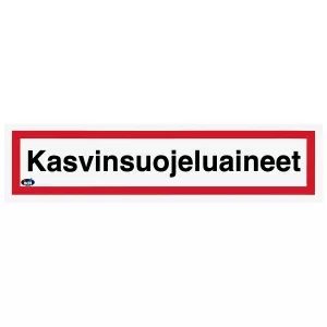 Dekal Kasvinsuojeluaineet 200X50 Etikett