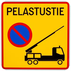 Skylt Pelastustie 600X600