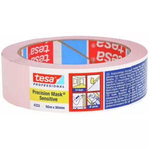 Maskeringstejp 04333 För Tapet 50M/30Mm Ljusröd