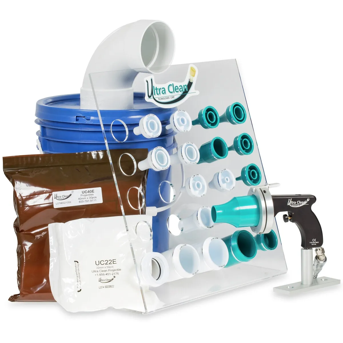 Rengöringpistolensats Uc-Cap-E