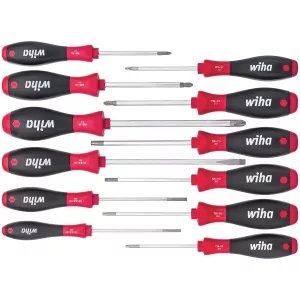Skruvmejselsats 12 Delar Spår/Ph/Pz/Torx Sb