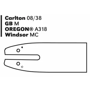 Sågsvärd 10" 3/8" 1.3Mm 40Dl A318