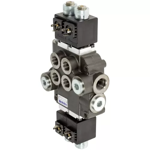 Riktningsventil 1/2 24V 80L 2-Spole Dubbelverkande