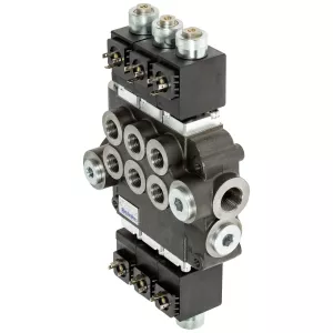 Riktningsventil 1/2 12V 80L 3-Spole Dubbelverkande