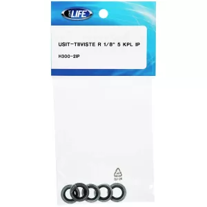 Gummistålbricka R 1/8" 5St