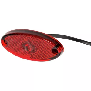 Positionsljus Flatpoint Ii Röd Led 12-24V