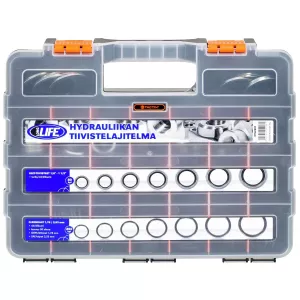 Sortiment Gummistålbrickor + O-Ringar 340 Delar